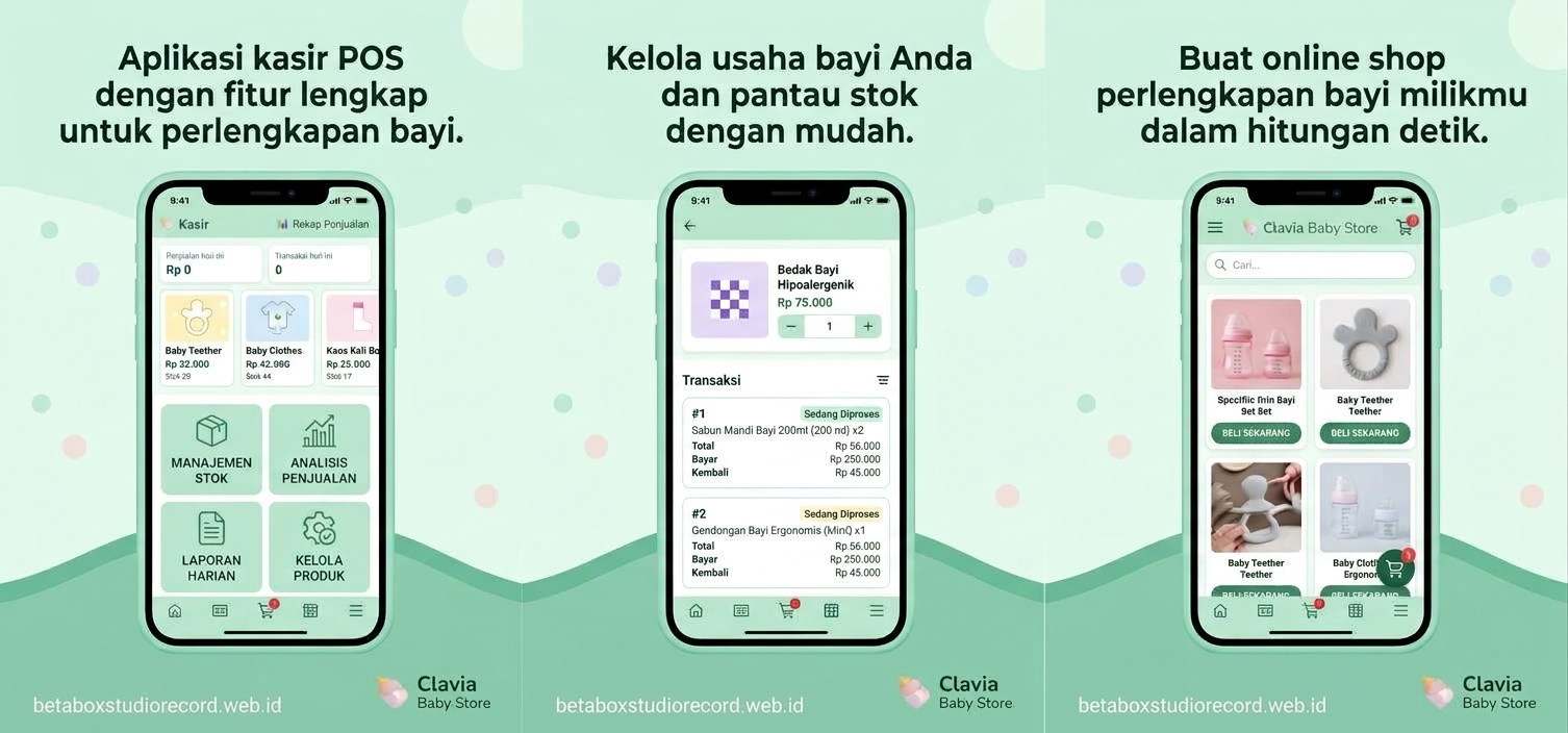 KASIR DAN TOKO ONLINE