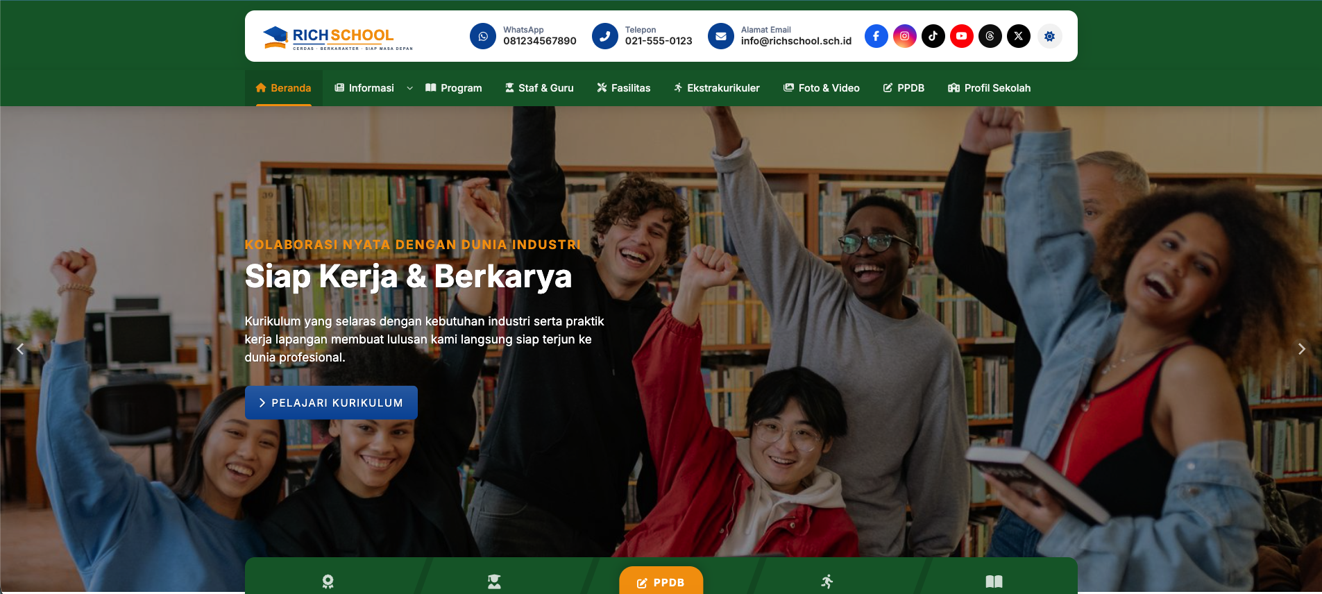 WEBSITE SEKOLAH - RICHSCHOOL